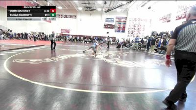 150 lbs Semifinal - John Maroney, St Joseph vs Lucas Gannotti, Waterford