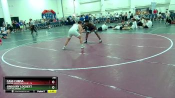 215 lbs Semis & Wb (16 Team) - Gregory Lockett, Team Delaware vs Cass Chiesa, Foxfire Wrestling Club