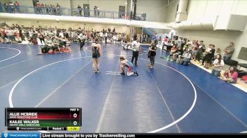 145 lbs Round 2 - Kailee Walker, Uintah Girls Wrestling vs Allie Mcbride, Davis Wrestling Club