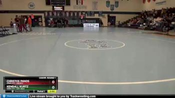 106 lbs Champ. Round 1 - Christos Panos, Iowa City, Liberty vs Kendall Kurtz, Iowa City, City High