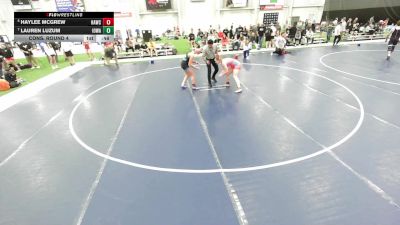 Junior Girls - 155 lbs Cons. Round 4 - Haylee McGrew, High Altitude Wrestling Club vs Lauren Luzum, Iowa