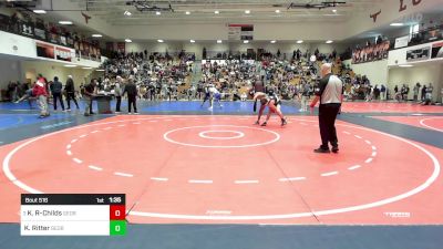 113 lbs Round Of 16 - Kamari Rivers-Childs, Georgia vs Kaloeb Ritter, Georgia