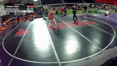 207 lbs Champ. Round 2 - Charley Timms, Nevada vs Janessa Fischer, Hawaii