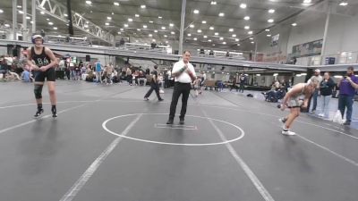 140 lbs Round 3 (4 Team) - Brogan Edgell, Wayne Danger vs Parker Williams, 84 Athletes