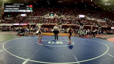 G - 100 lbs Cons. Round 5 - Persephone Cox, Frenchtown Girls vs Victoria Tenney, Billings Skyview Girls