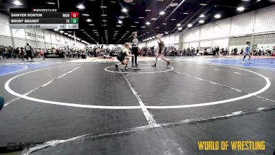 110 lbs Semifinal - Sawyer Dorton, Washington 12U vs Brody Brandt, Full Circle 12U