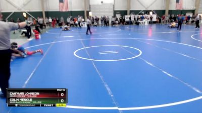 157 lbs Champ. Round 1 - Cah`mari Johnson, Colby Community College vs Colin Menold, Southeast Community College