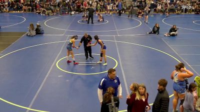 100 lbs Cons. Semi - Selena Hernandez, Franklinville vs Kassidy Benedetto, Chautauqua Lake