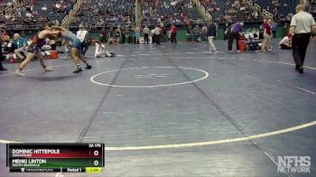 2A 175 lbs Champ. Round 1 - Dominic Hittepole, Wheatmore vs Mehki Linton, South Granville