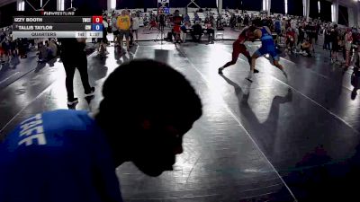 157 lbs Quarters - Izzy Booth, Tiger Wrestling Club - TPW4 vs Tallis Taylor, Izzy Style Wrestling