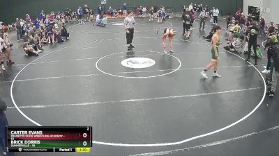 125 lbs Semis (4 Team) - Brick Dorris, Summerville vs Carter Evans, Palmetto State Wrestling Academy