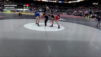 150 lbs Champ. Round 2 - Graham Burbidge, Madison vs Odyn Santos, Lowry
