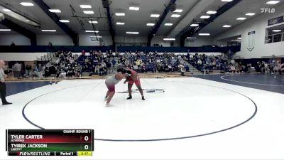 285 lbs Champ. Round 1 - Tyirek Jackson, Liberty vs Tyler Carter, Alvernia