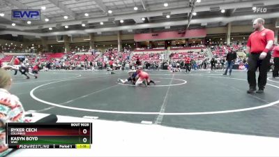 85 lbs Cons. Round 2 - Kasyn Boyd, WWC vs Ryker Cech, Columbus