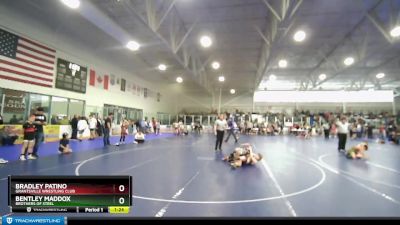 105 lbs Round 1 - Bradley Patino, Grantsville Wrestling Club vs Bentley Maddox, Brothers Of Steel