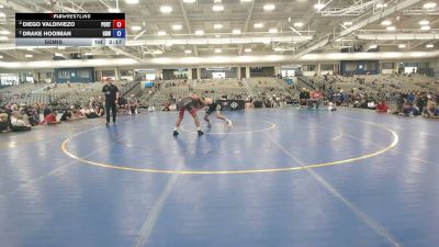 150 lbs Semis - Diego Valdiviezo, Poway RTC vs Drake Hooiman, Gold Rush Wrestling