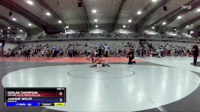 135 lbs Quarterfinal - Ashlan Thompson, Willard Youth Wrestling Club vs Jasmine Wolfe, Missouri