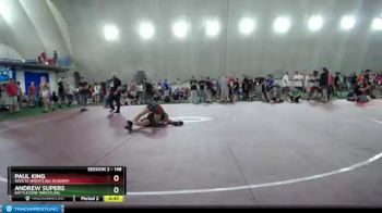 148 lbs Cons. Round 5 - Andrew Supers, Battlezone Wrestling vs Paul King, Invicta Wrestling Academy