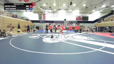 138 lbs 3rd Place Match - Vincent White, Big Red Wrestling Club vs Dax Folsom, Open Mats Wrestling Club