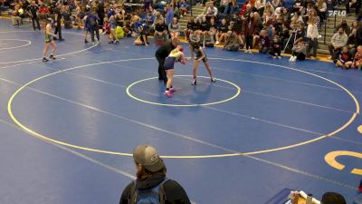 100 lbs Cons. Round 3 - Emelyn Campion, Frewsburg vs Madelyn Mahaney, Alexander