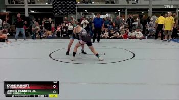 100 lbs Round 6 (8 Team) - Jeremy Cannedy Jr., Terps Xpress ES vs Kayne Burkett, U2 Upstate Uprising
