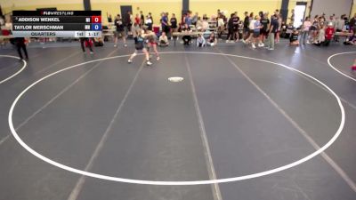 105 lbs Quarters - Addison Wenkel, MI vs Taylor Merschman, MN