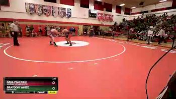 220 lbs Cons. Round 3 - Braydon White, Okanogan vs Axel Pacheco, Cascade Leavenworth