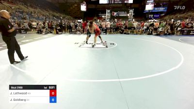 157 lbs Cons 16 #1 - Joseph Lathwood, MA vs Jared Goldberg, OH