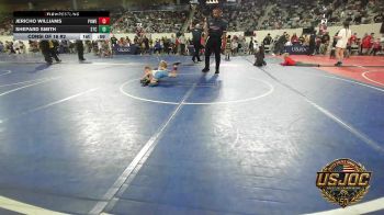 43 lbs Consi Of 16 #2 - Jericho Williams, Powerhouse Gold vs Shepard Smith, Shawnee Takedown Club