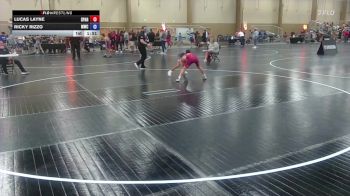 105 lbs Semifinal - Lucas Layne, Spartan RTC @LHP vs Ricky Rizzo, Miami Wrestling Club