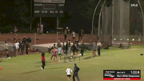Men's 3k Steeplechase, Finals 3