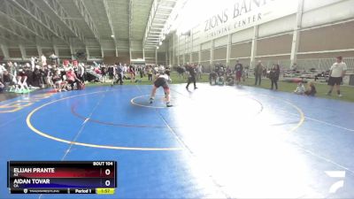 285 lbs Quarterfinal - Elijah Prante, AZ vs Aidan Tovar, CA