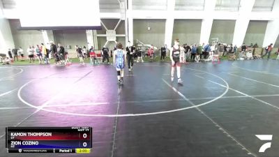 130 lbs Champ. Round 1 - Kamon Thompson, UT vs Zion Cozino, MT