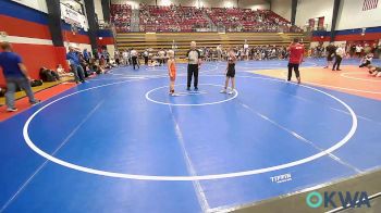 80 lbs Consi Of 8 #1 - Andrew Ridge, Sperry Wrestling Club vs Cayne Crawford, Pawhuska Elks Takedown