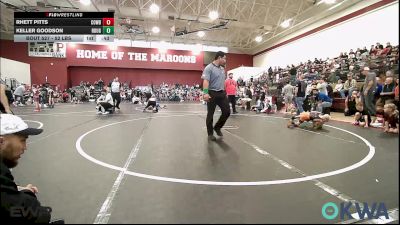 52 lbs Consolation - Rhett Pitts, Cowboy Wrestling Club vs Keller Goodson, Rough Riders