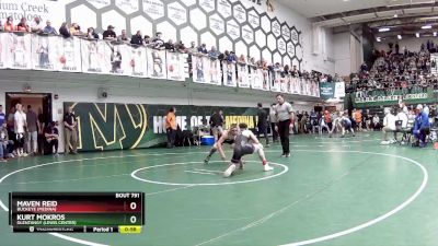 126 lbs Cons. Round 7 - Maven Reid, Buckeye (Medina) vs Kurt Mokros, Olentangy (Lewis Center)