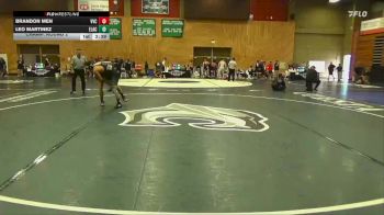 165 lbs Champ. Round 2 - Leo Martinez, East Los Angeles College vs Brandon Men, Victor Valley College
