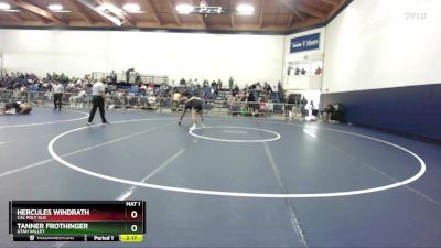 149 lbs Cons. Semi - Tanner Frothinger, Utah Valley vs Hercules Windrath, Cal Poly SLO