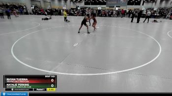 100 lbs Cons. Round 2 - Rhyan Tijerina, Arizona Girls Wrestling vs Natalie Perkins, Silverback Wrestling Club