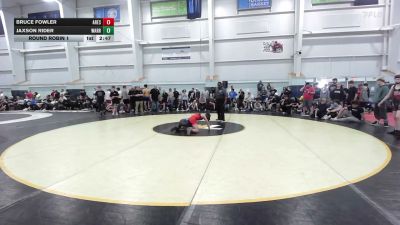90 lbs Round Robin 1 - Bruce Fowler, Ares - Ms vs Jaxson Rider, Warrior Ridge - MS