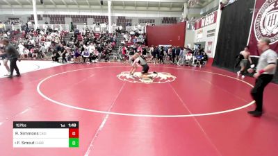 157 lbs Round Of 32 - Rourke Simmons, Cardinal Gibbons vs Findley Smout, Christian Brothers