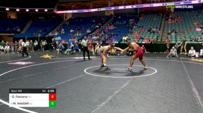 184 lbs Consi of 4 - Dane Pestano, Iowa State vs Matthew Waddell, Oklahoma