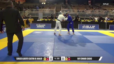 Carlos Alberto Castro De Araujo vs Brent Charles 2025 Pan Jiu Jitsu IBJJF Championship