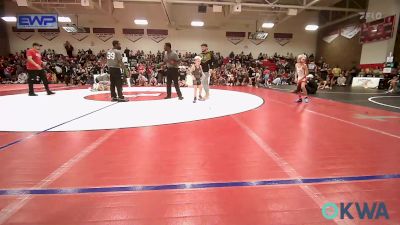 58 lbs Quarterfinal - Phoenix Wright, Caney Valley Wrestling vs Louden Mills, Keystone Kids