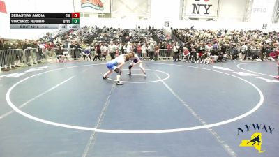 144 lbs Champ. Round 2 - Sebastian Amoia, Club Not Listed vs Vincenzo Rubino, Dolgeville Youth Wrestling Club