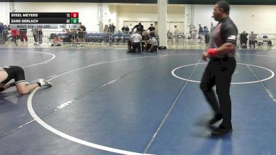 165 lbs Consi Of 16 #2 - Steel Meyers, TX vs Zane Gerlach, AK