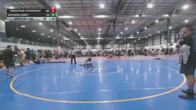 138 lbs Cons. Round 2 - Jackson Carey, Chesapeake vs Sebastian Stsiapanau, Roundtree Wrestling Academy