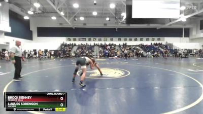 157 lbs Cons. Round 7 - Luques Sorenson, Yucaipa vs Brock Kenney, Trabuco Hills