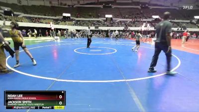 Rookie 6-8 95 3rd Place Match - Noah Lee, Hugo Owens Middle School vs Jackson Smith, Hanover Hawkeye Youth Wrestlin