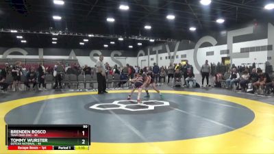 90 lbs Placement Matches (8 Team) - Tommy Wurster, Gotcha National vs Brenden Bosco, Team Ohio (OH)